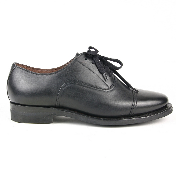 3516皇家78军官胶底皮鞋老干部鞋三接头橡胶底款