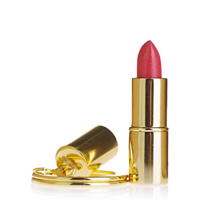 estee lauder雅诗兰黛金色钥匙扣水晶唇膏c1# 1.2g