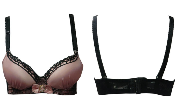 以诗萜 蝴蝶情丝性感文胸 413021 肤色 b80