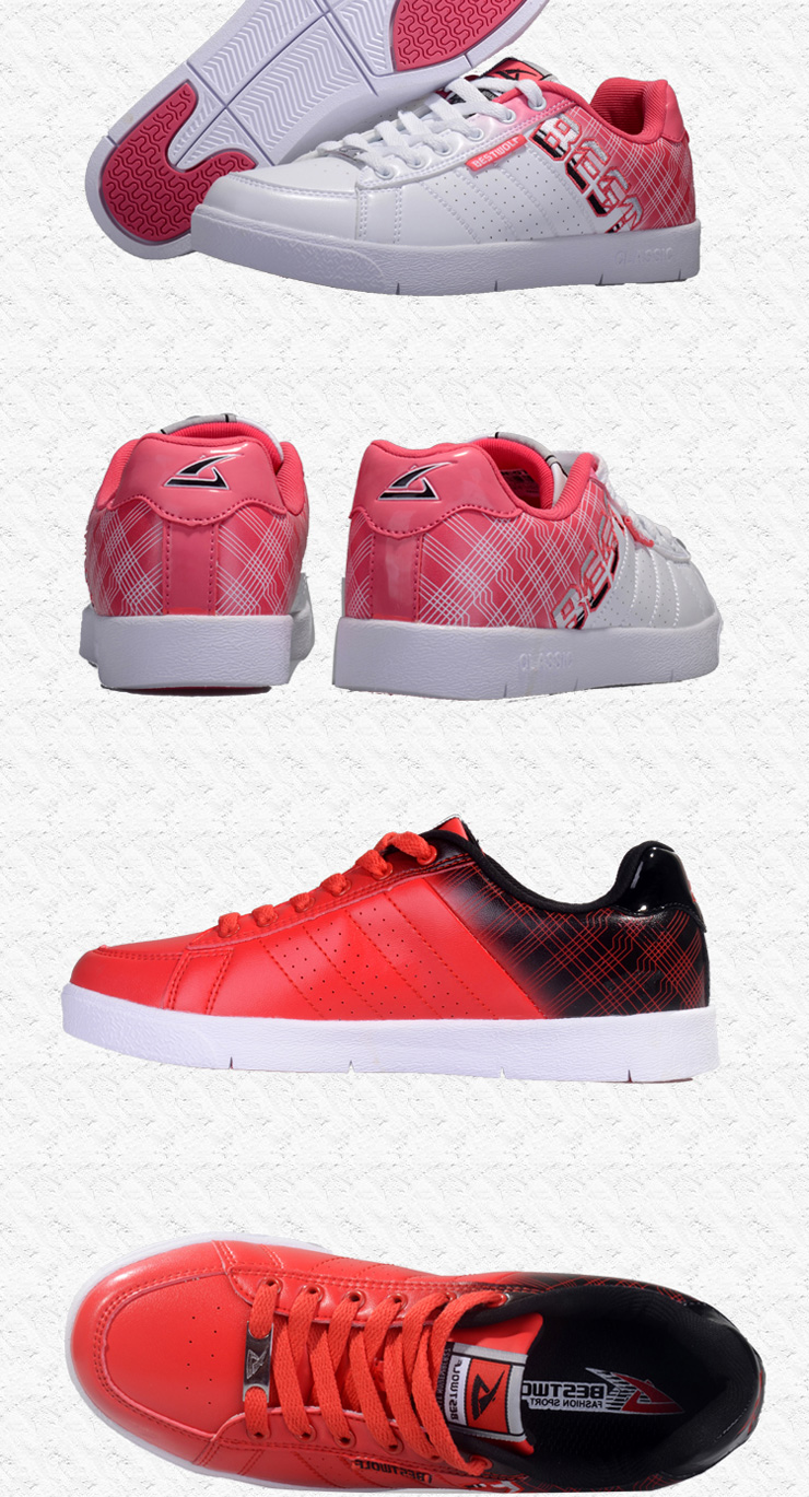 飙山狼休闲鞋女鞋时尚潮流低帮板鞋bq86129 白浅灰 38