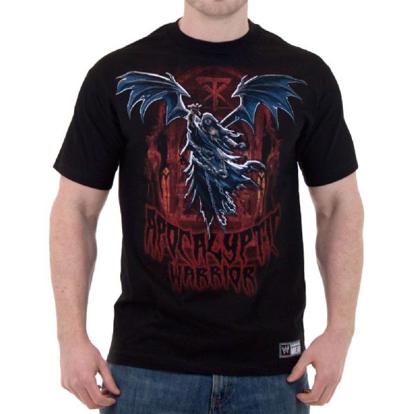 wwe 正品 送葬者undertaker apocalyptic warrior t恤