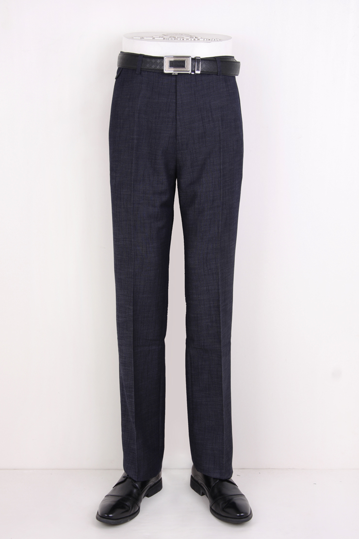 【步云西裤】 厚款正装 免烫深色 深档宽松中老年 男 西裤 101307 黑