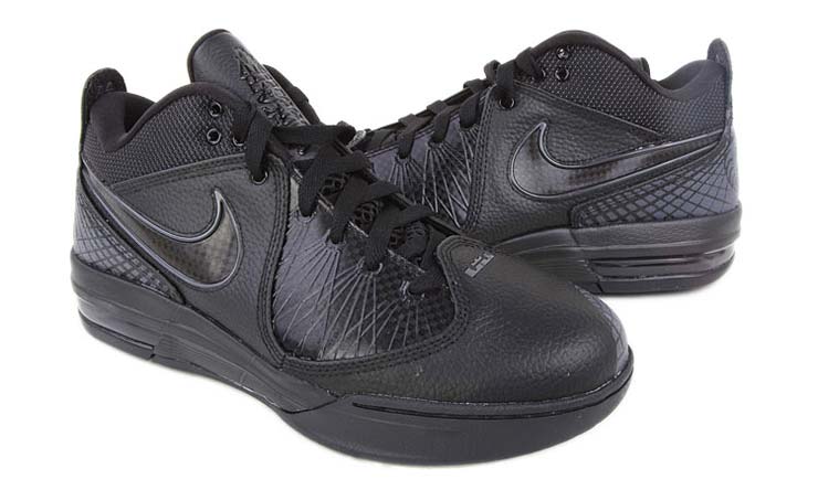 耐克nike男子运动休闲詹姆斯使节4蓝球鞋s 456815-001 黑色456815-001