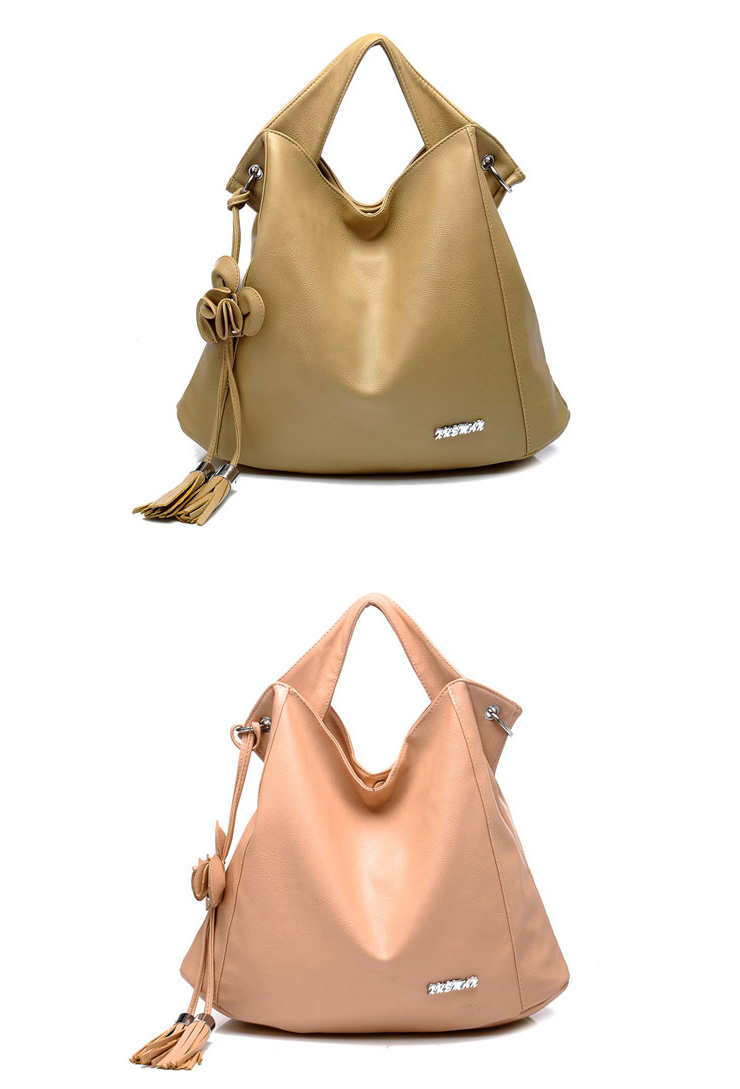 雪曼sharemodern女包包2013新款花朵流苏简约大包潮流百搭大容量手提