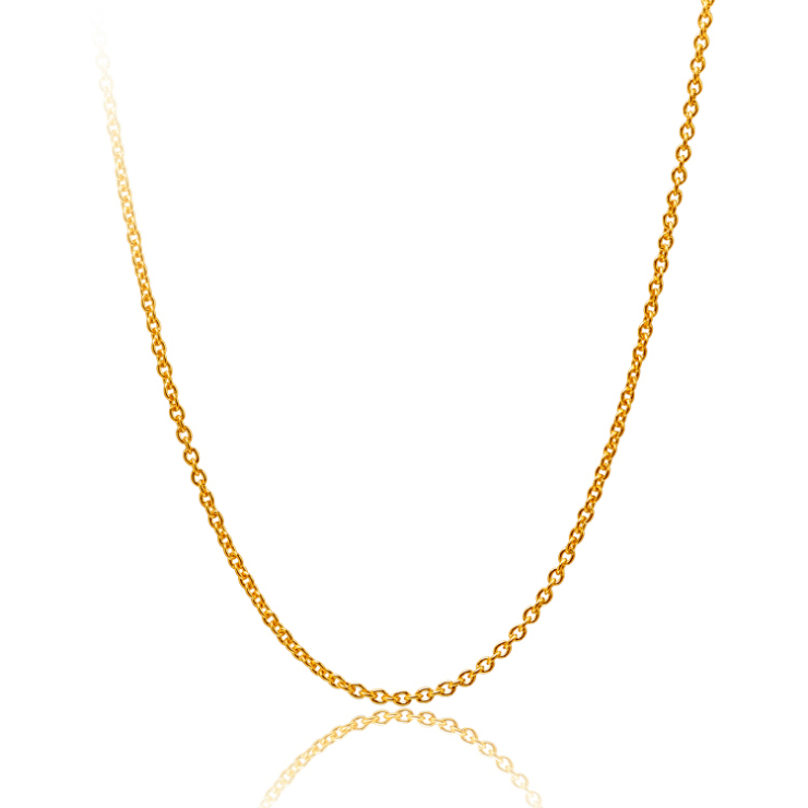 周大福ctf 黄金项链(工费:68计价) f153022 千足金约3.2g16寸