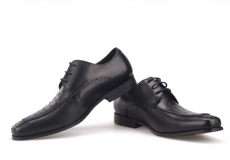 维思诺(vsnoon) 高档真皮钻石精英头层牛皮绑带商务正装男士皮鞋 am