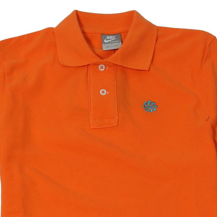 亮橙色/氯蓝色 季节: 夏 材质: 100%棉 特点: 经典太阳花标短袖polo衫