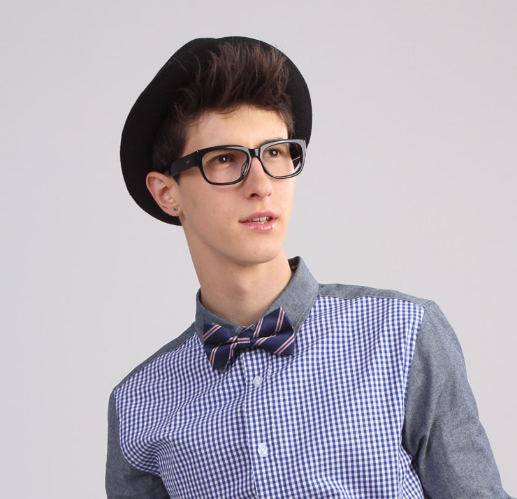 华菲型格(shake)男士英伦风绅士领结3113094017 浅靛青色