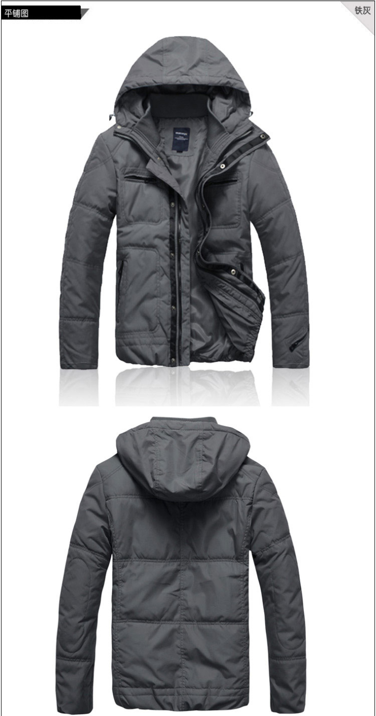 圣天狐 男装 棉服 冬装 118a88128 军咖啡 185