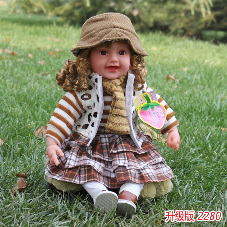 可货到付款 安娜公主智能娃娃会说话洋娃娃女孩玩具 会说话的娃娃