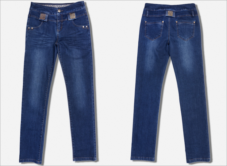 牛仔蓝 【正反面】
