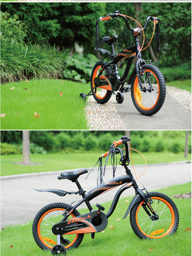 祺娃娃stitch儿童自行车 龙腾 12寸