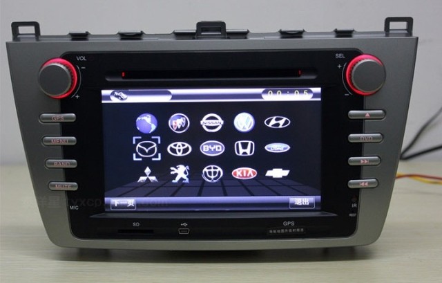 泰洋星双核Ⅱ代 马自达6睿翼专用车载dvd导航一体机