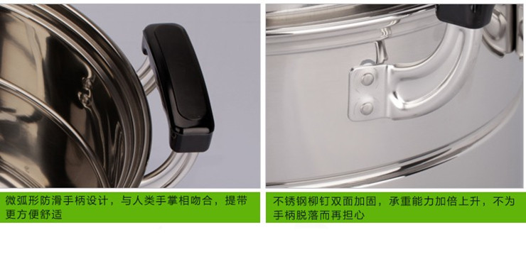 
                                        顺达蒸锅304不锈钢双箅蒸锅32cm组合盖蒸屉二层汤锅燃气电磁炉通用锅具                