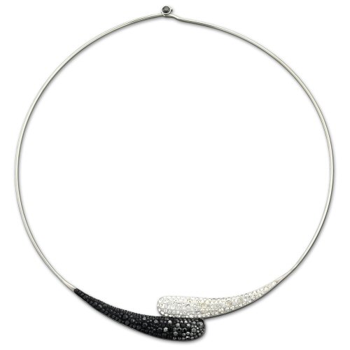 swarovski 施华洛世奇 1110422 louise奢华水晶项圈 黑白渐变