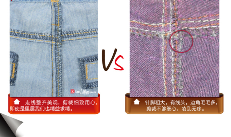伊伦迪克牛仔七分哈伦裤 女 夏 显瘦宽松薄7分裤 女士七分裤夏装休闲新款21224 浅蓝色 32码/(偏大.建议选小一码)