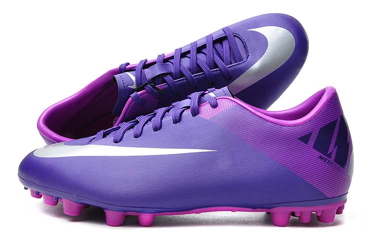 耐克nike新款男子刺客7代ag胶钉c罗足球鞋x 441992-505 紫色 40.