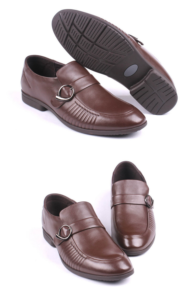 2012秋季帝国烟斗正装商务皮鞋665017 棕色 39