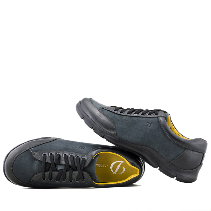 s.t.dupont 都彭休闲运动牛皮男鞋09a070131黑 浅啡色 41