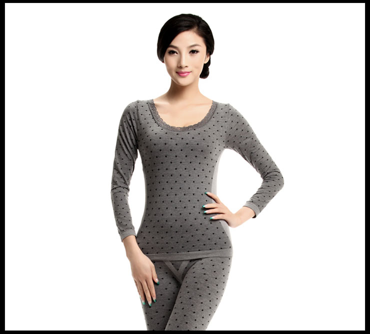 俞兆林时尚波点美体内衣女士塑身套装