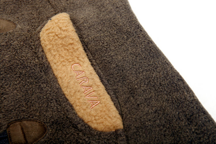 carava户外 秋冬女款保暖抓绒风衣 休闲外套450202 苔藓绿 s