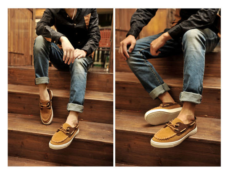 度文尼 秋季新品 男士百搭潮流时尚休闲男鞋jk760 深蓝 44