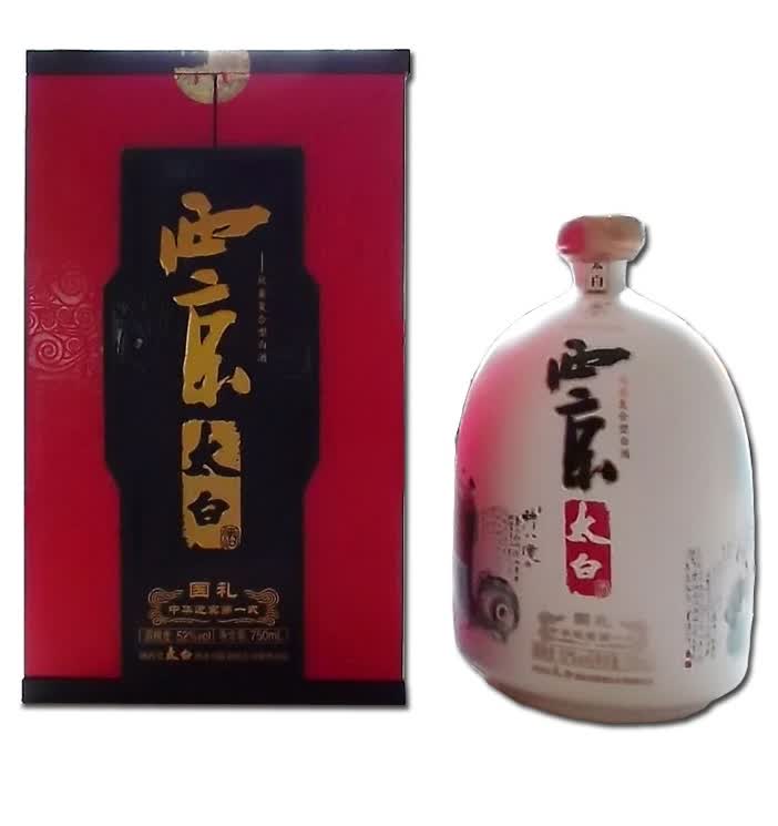 太白国礼 香型:  凤兼复合香型 原料:  水,高粱,大麦,小麦,豌豆