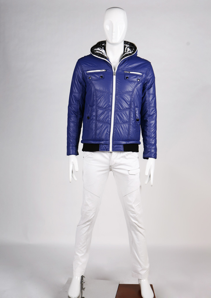 viscap维斯凯男装 秋冬新款青春休闲运动 男士外套短款大码棉衣棉服