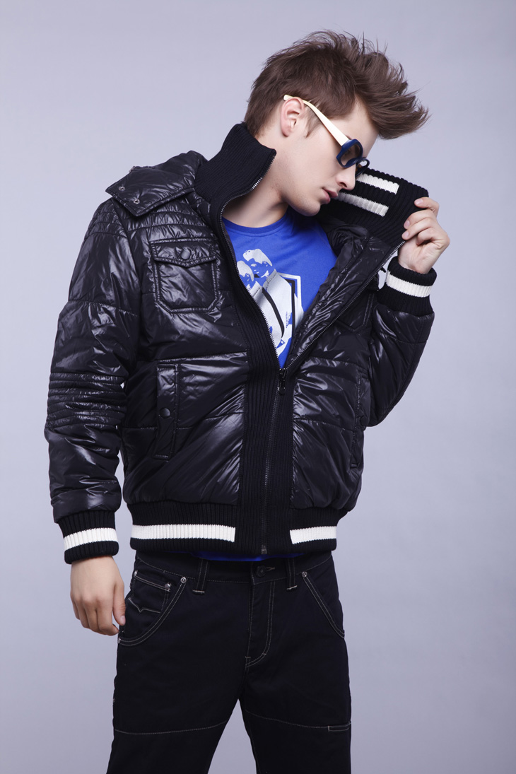 viscap维斯凯男装 2012时尚秋冬装新款棉衣 修身外套502374226 31 m