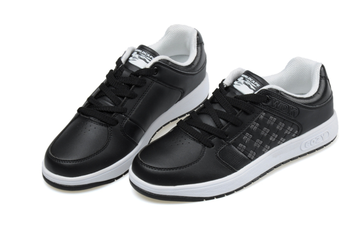 鸿星沃登卡 男滑板鞋 h91614m 白黄金 41