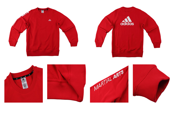 阿迪达斯adidas bmi martial arts 系列男款纯棉弹性卫衣-tr120ma