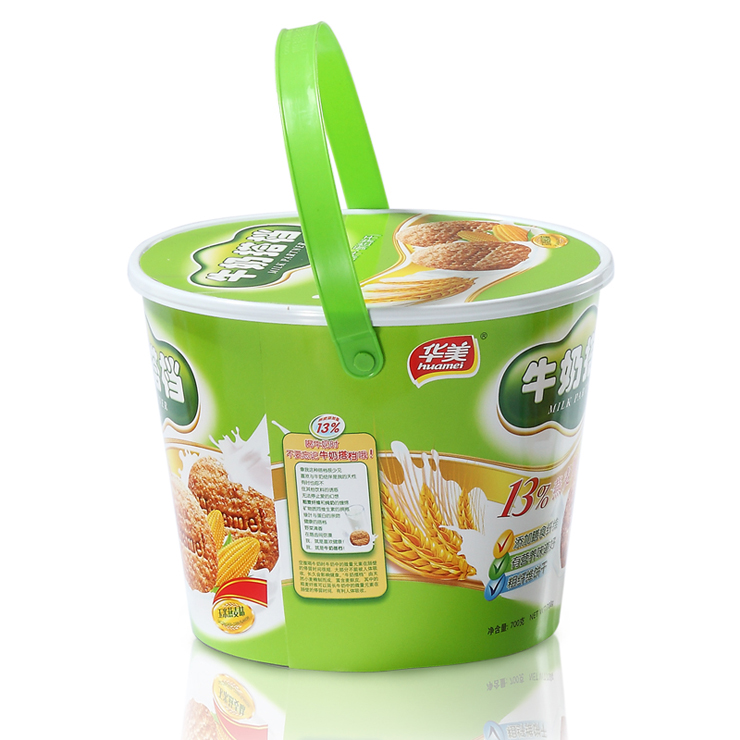 700g华美饼干桶装牛奶搭档-玉米燕麦味 *3件