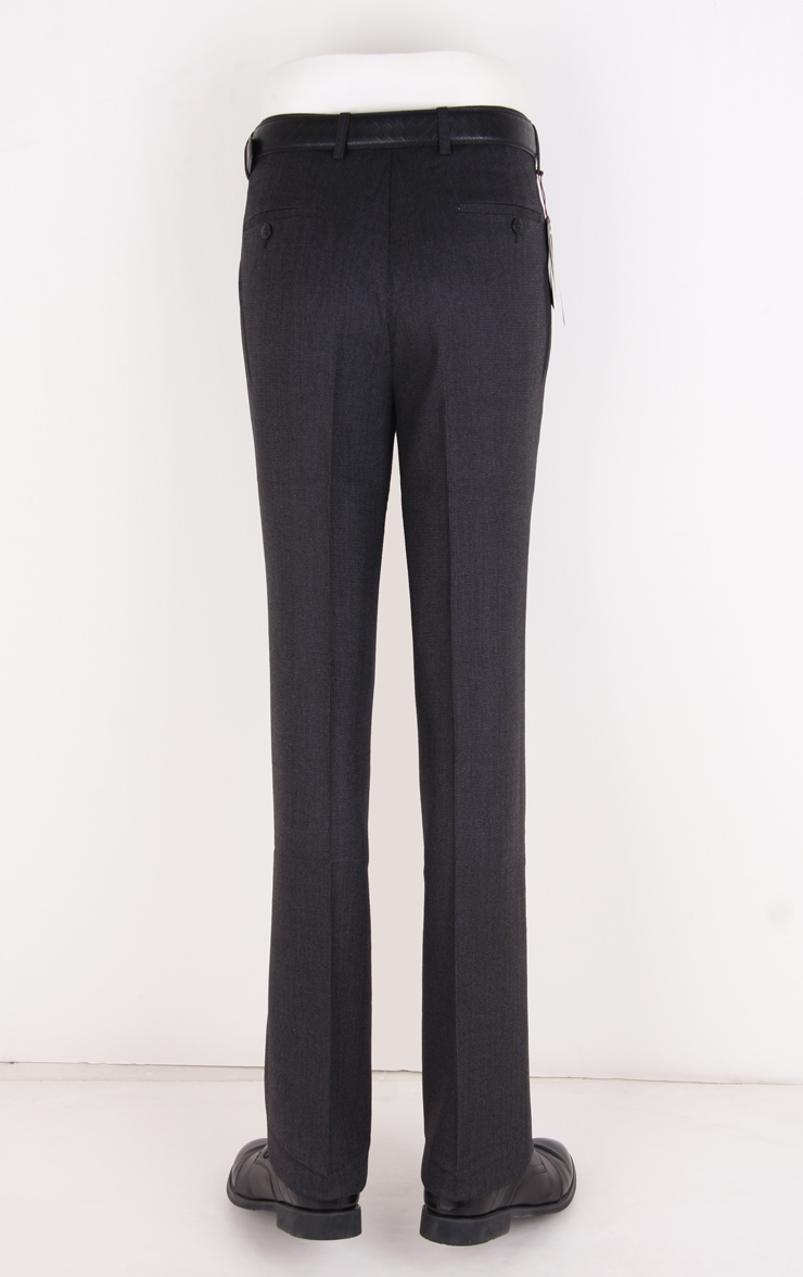 【步云西裤】厚款正装 免烫 单摺 西装裤 50713 黑灰色 31