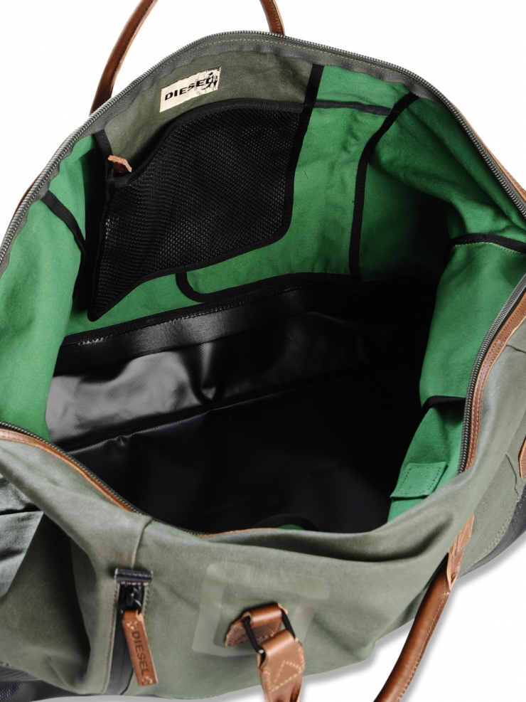 迪赛diesel 男式旅行包 dark olive q00006008