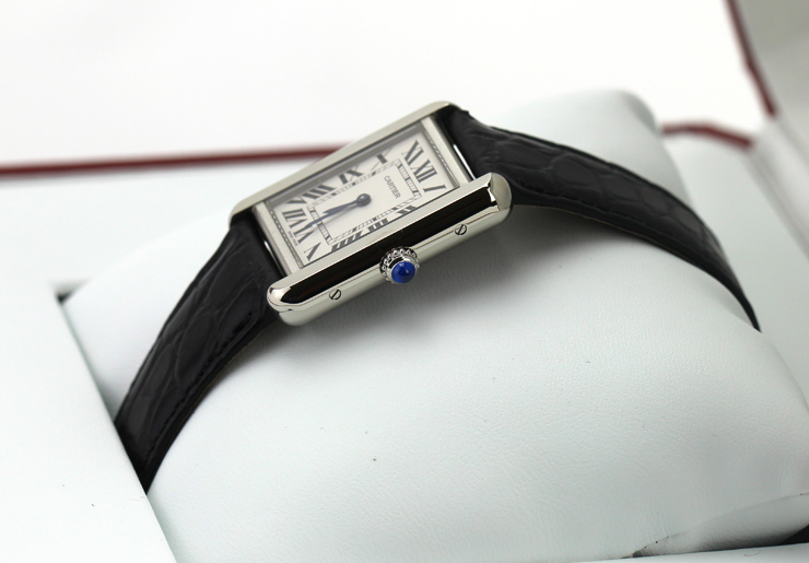 卡地亚 cartier tank系列石英女表 w5200005