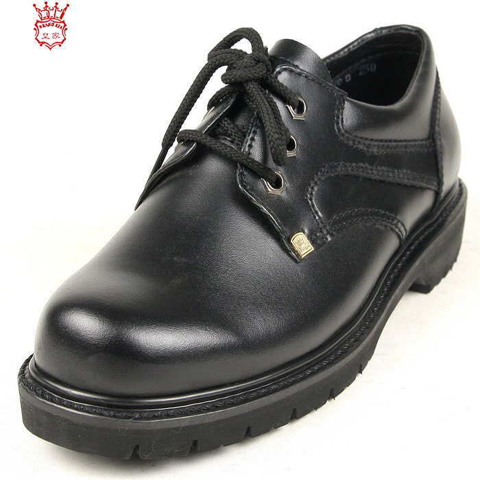 3516皇家牌皮内底男式礼仪皮鞋h20d户外特战皮鞋 黑色 38