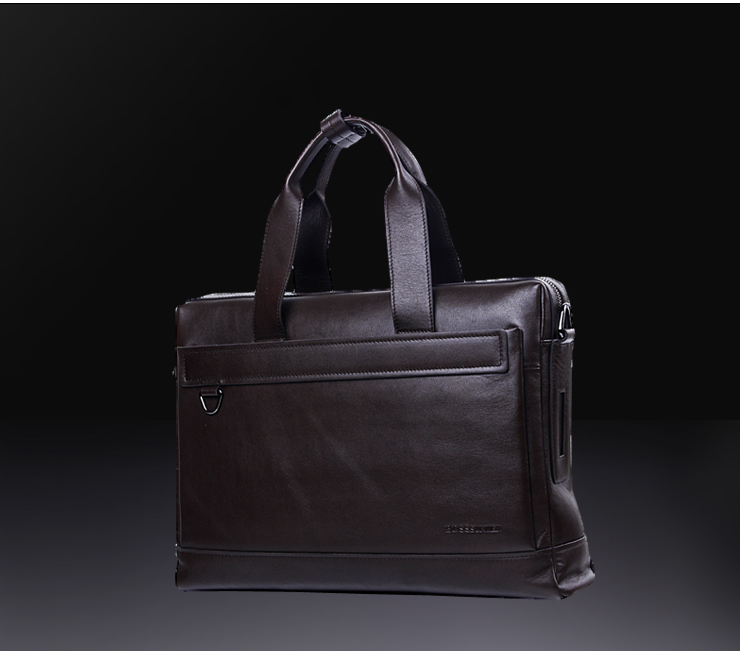 bosssunwen博斯绅威 商务休闲男士手提包s12-202911b1啡色