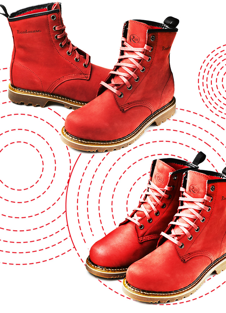 女鞋 京东商城 roadmate/路伴 正品牛皮女鞋 马丁靴