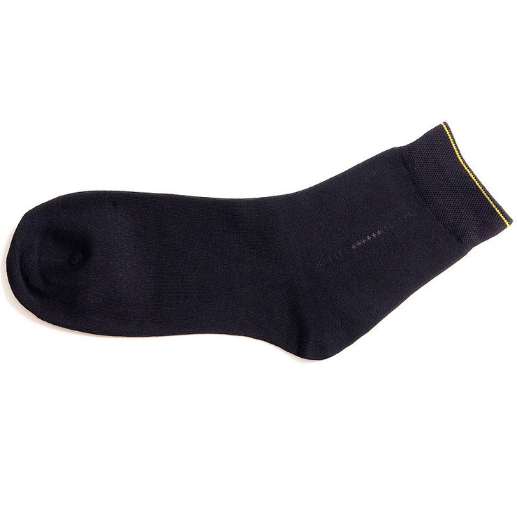 【货到付款】梦娜男士竹纤维防臭脚袜子4双 商务男袜a3218尺码26-28cm