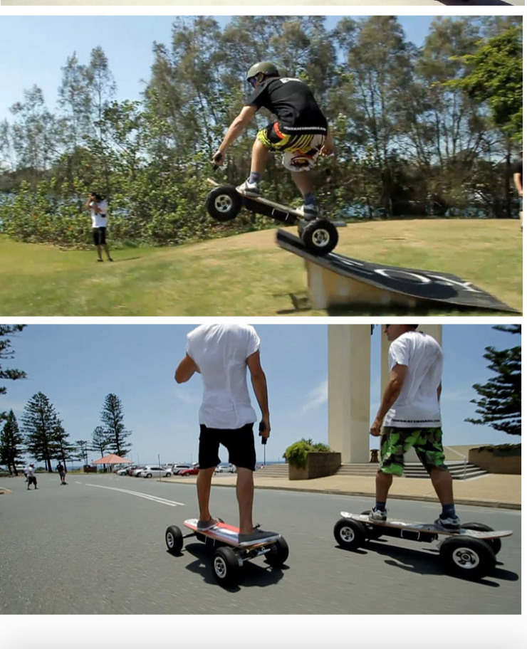 韩国kusmini小旋风电动遥控滑板