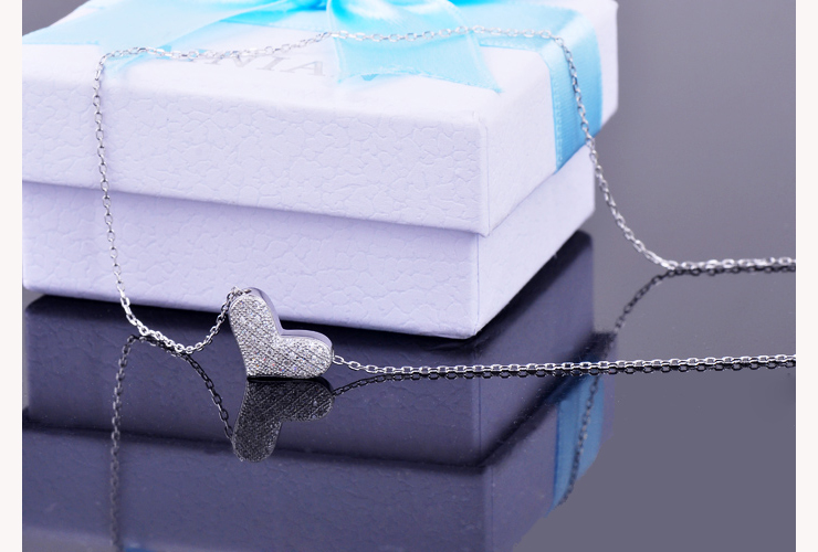 金朗达 925纯银 繁星点点 项链 七夕 情人节 生日 礼物 女 银首饰