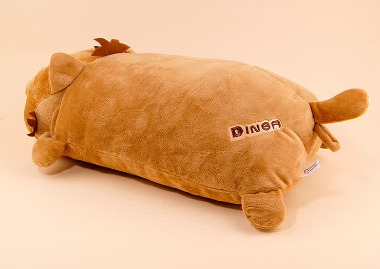 韩国dinga 大懒猫/大脸猫抱枕 小猫咪抱枕 毛绒玩具公仔 25cm