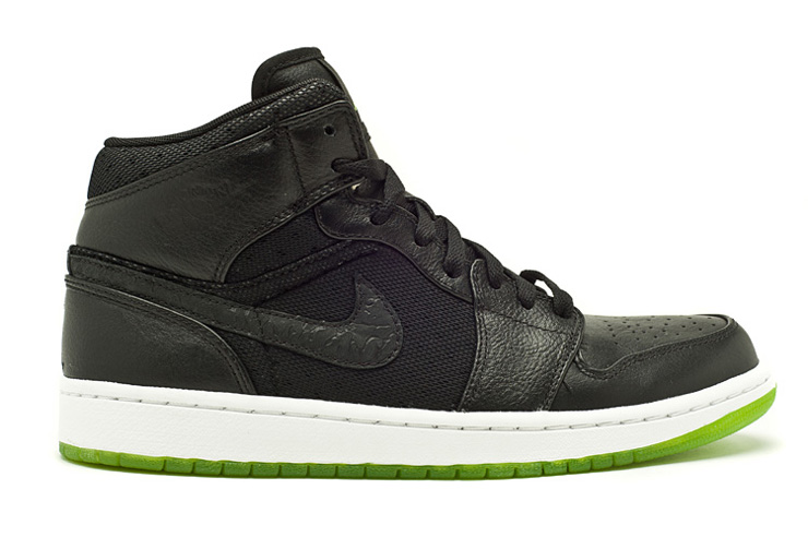 nike 耐克 airjordan aj 1 圣诞限量男式篮球鞋 364770 (028) 黑色