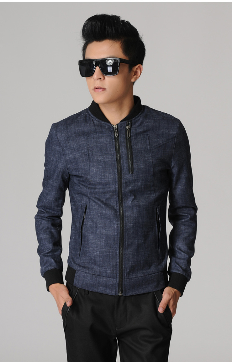 外套 京东商城 风形 男装秋装2012新款 时尚牛仔 男士修身韩版外套 小