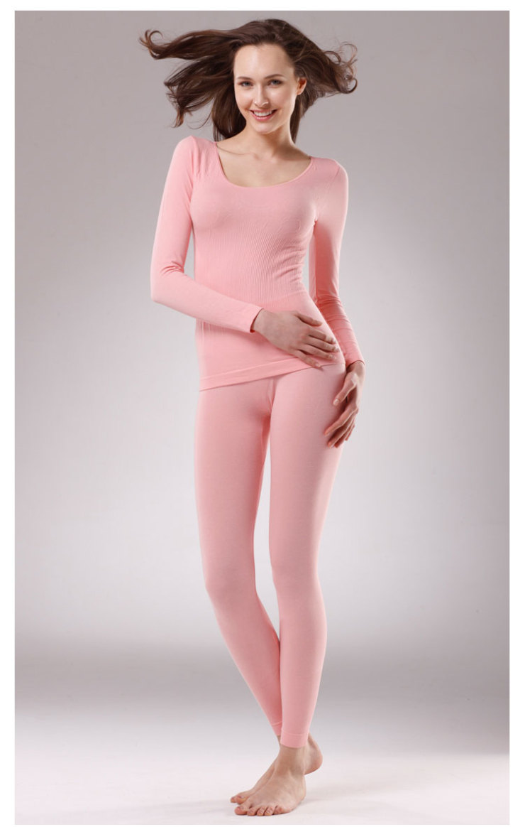 内衣 保暖内衣 北极绒(bejirog) 北极绒 美体纤姿提花塑身丰胸提臀