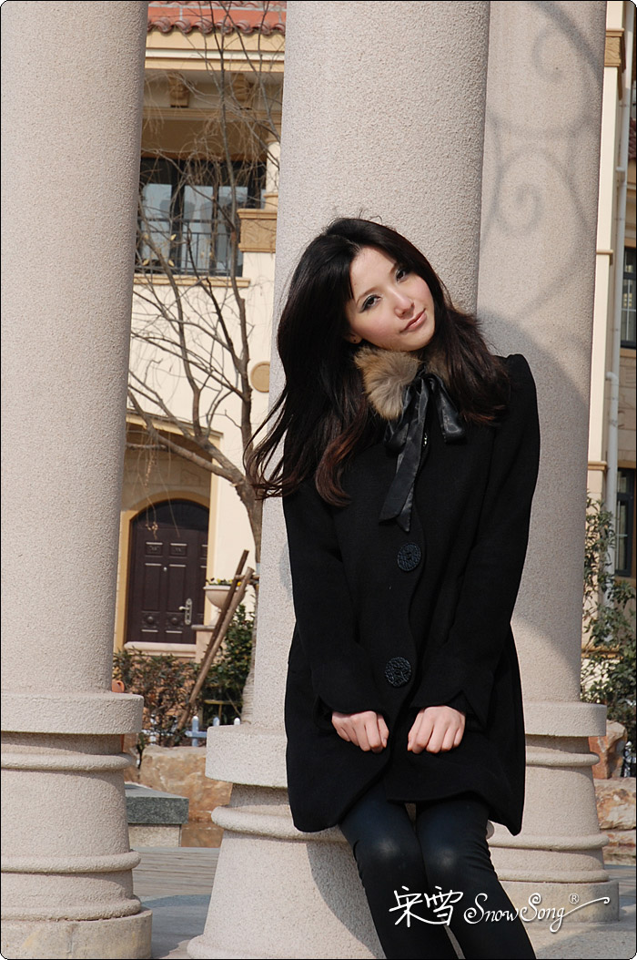 品牌  宋雪sonwsong  货号  91232 颜色  黑色 配饰  无  材  质