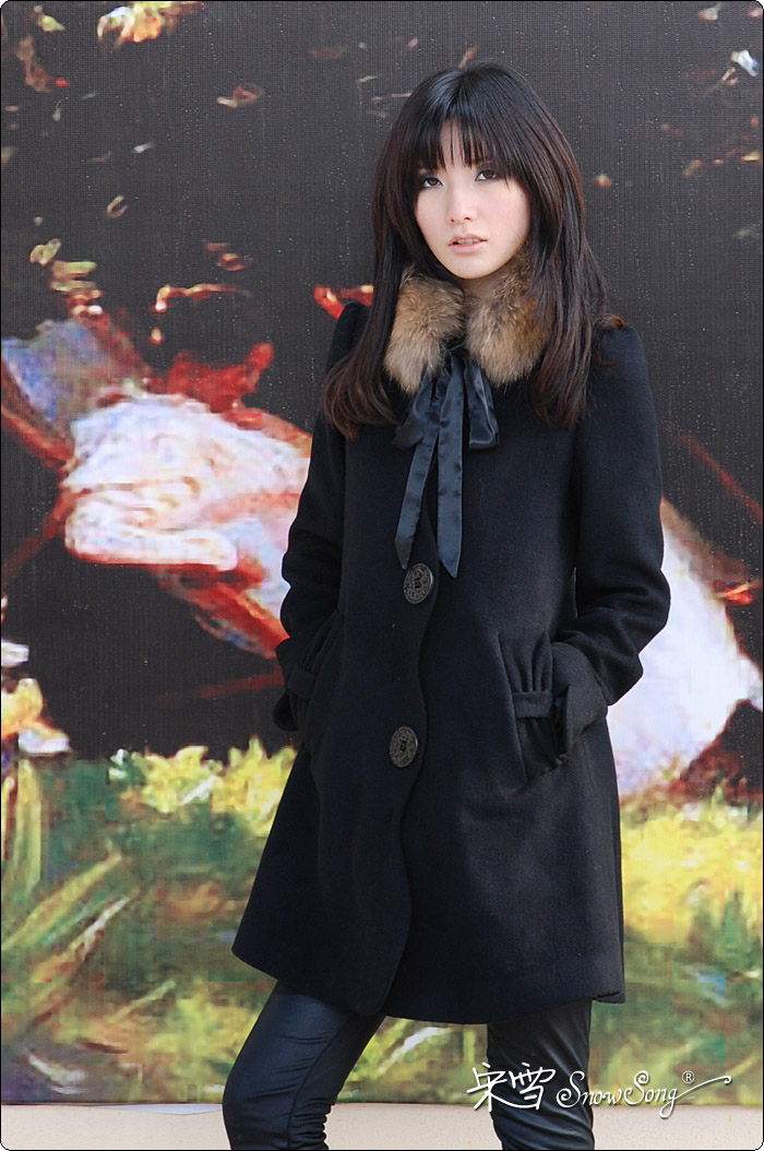 品牌  宋雪sonwsong  货号  91232 颜色  黑色 配饰  无  材  质