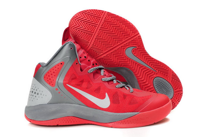 2012新款耐克格里芬2代篮球鞋 红灰男款41-46 487655600 45