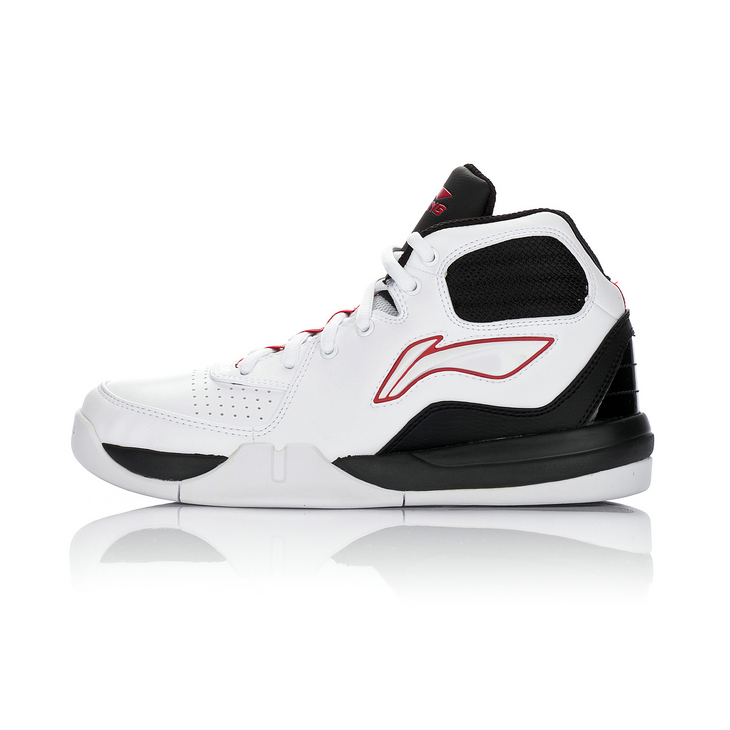 李宁男子篮球场地鞋abpg195-3 白色系 6.