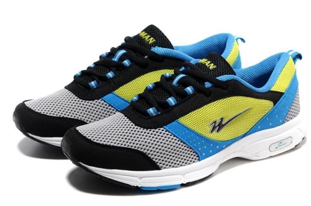 双星doublestar 运动鞋男士男鞋跑鞋跑步鞋232103 黄黑灰02 41